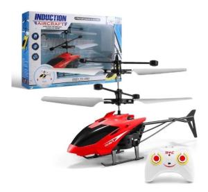 【Ready Stock】 Hand Sensor Induction Fun Mini RC Aircraft Helicopter Kids Flying Toy With Light RC58 Plane Toy Aeroplan Airplane Chopper Kapal Terbang gift 直升机