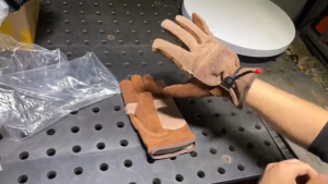 SIOGEE 10″ Brown high-quality leather work gloves for Welding&Cutting&woodworking Adjustable cuffs