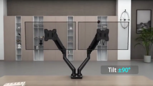 SG Monitor Stand Dual Monitor Arm Monitor Bracket Support Up to 10 KG and 17-34 inch Monitor