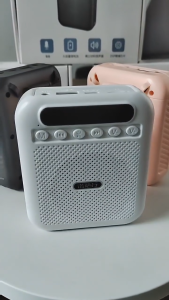 【10000MAH Extra-long battery life】lapel microphone for teaching Microphone Teacher wireless Sound amplification speaker Digital display（Portable Wired Microphone， Voice Amplifier Speaker）