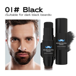 VERONNI | Beard Color Filling Stick with Brush Head 2 in 1 Waterproof Natural Thick Hair Filling Stick