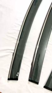 Vè Che Mưa Chỉ Mạ Crom Xe KIA K3 Cerato 2016-2018 Mẫu Chỉ Mạ Crom Cao Cấp Bộ 04 Vè Che Mưa Sắn Keo Dán 3M