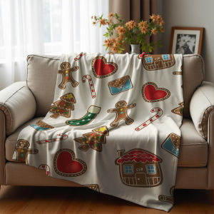 Beast Kingdom | Cute Duck Strawberry Mix Anime Cartoon Flannel Blanket Soft Warm Throw for Bedroom Sofa Car Kids Holiday Gift