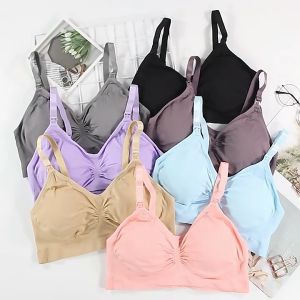 Jumbo Bra Wanita Tanpa Kawat Katun Murni Murah Bra Kak BH Bernapas Brafeeding Pakaian Dalam 937