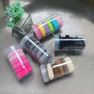 BF-C1204 Ikat Rambut Donat 6 Pcs Puffy Kunciran Wanita Remaja Anak / Karet Rambut Aksesoris Wanita