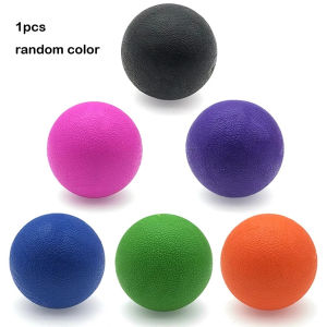 TPE Fascia Ball Lacrosse Muscle Relaxation Exercise Sports Fitness Yoga Peanut Massage Ball Trigger Point Stress Pain Relief