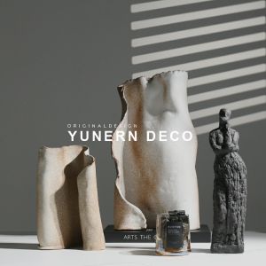 Modern Minimalist Ceramic Geometric Creative Decoration Accessories Home Sample Room Artifacts Display Shelves Living Room