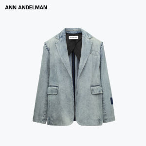 ANN ANDELMAN | Denim Casual Suit Jacket Loose