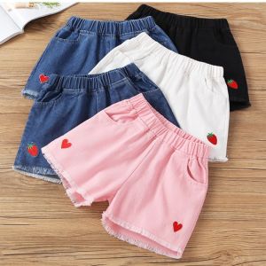 Girls summer denim shorts pants are suitable for outdoor use
