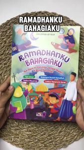 [ORI BERGAMBAR] Ramadhanku Bahagiaku Full Color Lembar Mewarnai (Media Sholih)