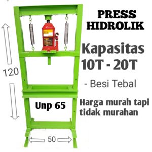 Press hidrolik dongkrak press hidrolik kapasitas 10T - 20T