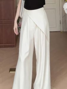 High Waist Wide Leg Suit Pants Womens Autumn New Style Trousers Trendy Design Casual Comfortable plus Size Fashionable