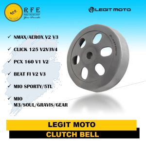 LEGITMOTO CLUTCH BELL REPLACEMENT / STEEL CLUTCH HOUSING FOR CLICK NMAX AEROX BEAT FI PCX 160 M3 SOUL GEAR MOTORCYCLE
