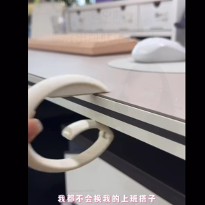 Ⓜ️ZEROIDEASⓂ️ Strong Load Bearing Sundries Storage Hook Desktop Bag Rack Removable Round Office Table Side Fixed Handbag Holder Portable Bag Hook Round Bag Hooks for Purse Clothing Accessories Practical & Popular Hanger Removable Hooks Portable Hook