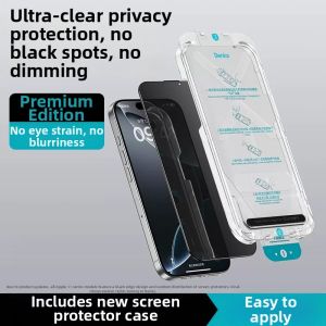 Benks | Anti-Spy Tempered Glass Full Covering Screen Protector