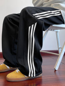 Boys Autumn Sporty Casual Thin Pants Loose Long Trousers Comfortable Breathable Fashionable Wide Leg Pants for Teens And Kids