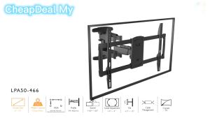 CheapDealMy Brateck LPA50-466 Full-motion 37-70 inch TV Wall Mount tilt swivel extend 39 42 49 55 59 60 65 inch bracket school office shop home