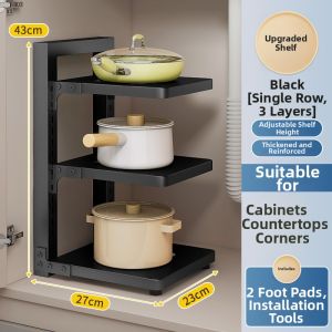 Multi-functional Kitchen Pot Rack