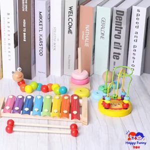 TOY😊พร้อมส่ง💯 รวมของเล่นเสริมพัฒนาการ กระดานจิ๊กซอร์ ตัวเลข ตัวอักษร ระนาด เจดีย์ไม้ TOY ของเล่นเด็ก ของขวัญเด็ก ของเล่นไม้