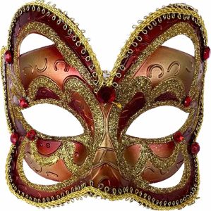 Venetian Glitter Masquerade Party Mask