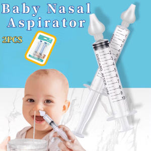 2PCS Nasal Aspirator: A Safe & Hygienic Baby Care Solution