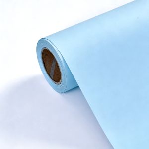 Chiều Rộng 55cm Màu Xanh Lam Matt Giấy Dán Tường Vinyl Tự Dính Bảo Vệ Dày Dặn Cho Đồ Nội Thất DIY Tủ Bếp Đổi Mới Thân Thiện Với Môi Trường