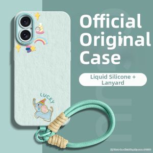 GGUU | Full Protection Soft Silicone Case with Strap for iPhone