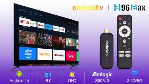 4PCS 2PCS 1PC H96 Max Amlogic S905L Android TV Stick Quad Core 4K WiFi BT Voice Assistant Remote Control Player Smart TV Box