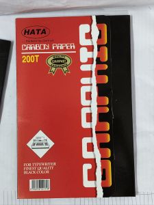 Hata Graphic Carbon Paper 100H Blue 200T Red for Typewriters and Handwriting