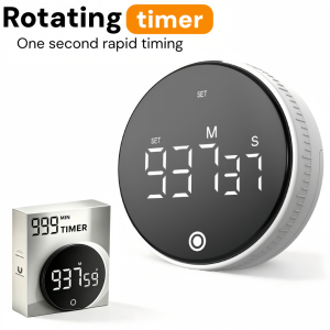 Intelligent Digital Timers Manual Countdown Kitchen Timer Magnetic Countdown Clock Mechanical Counter for Cooking Shower Study