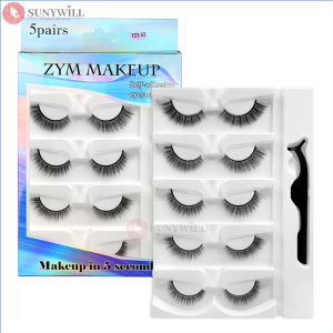 5ซมติดเอง ติดเองขนตา 3D ปลอมขนมิงค์ คุณต้องการกาวใช้ซ้ำไม่