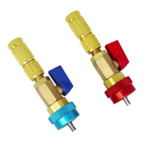 R134A Valve Core Quick Remover Installer High / Low Pressure Valve Core Remover Tool for Refrigerant Air Conditioner System