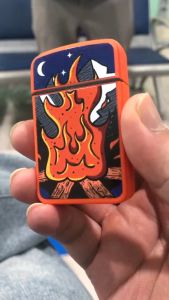 Quà Tặng Độc Đáo Bật Lửa Khò ZENGAZ Dáng Vuông NEW25