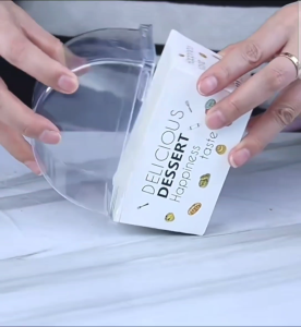 [10 PCS] Kotak Cromboloni DELICIOUS DESSERT Donat Burger / Kemasan Roti Sandwich Lucu