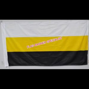 Stok Sedia Ada 3 x 6 kaki Bendera Perak Polymesh Kain Tebal Berkualiti
