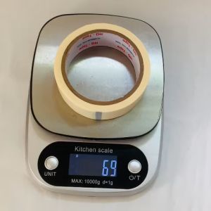 1 Cuộn băng keo giấy màu trắng rộng 3cm dài 25 mét lõi giấy 3mm - Tân An An