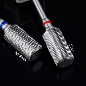 NotNoot Nail Drill Bits 3/32 - Barrel Carbide Bit (Fine & Medium) for Professional Finish Gently Remove Buff & Polish Gel Na