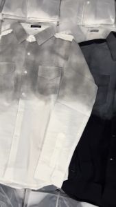 (CÓ VIDEO) Áo Sơ Mi Nam Tay Ngắn Tay Dài Vải Đũi Nhật Cao Cấp Phối Loang Màu Sắc Nét Siêu Đẹp Hot Trend Mới