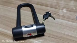 Falante Anti-theft Bike U Lock 2 Brass Keys With Heavy Duty U Lock Motorcycle Bicycle Dics Lock Car Wheel Lock Waterproof