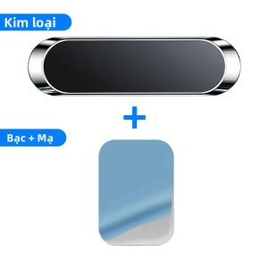 Giá Đỡ Điện Thoại Từ Tính Bằng Kim Loại Xoay 360 Độ Giá Đỡ Điện Thoại Thông Minh Trên Ô Tô Phổ Thông Nhôm Nam Châm Hỗ Trợ Gắn Trên Ô Tô Cho iPhone GPS
