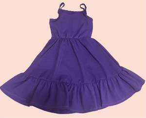 Crumpled dresses for girls