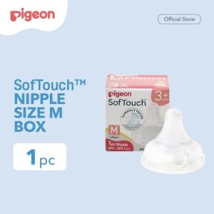 PIGEON SOFTOUCH PLUS NIPPLE 1 PCS BOX