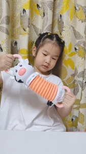 Akordion mainan muzik kanak kanak baby musical instrument Puzzle Accordion cartoon cow sensory toy early education sport
