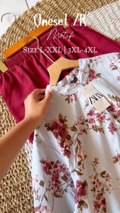 Setelan Wanita Kekinian Jumbo / One Set Jumbo Ld 130 Rayon