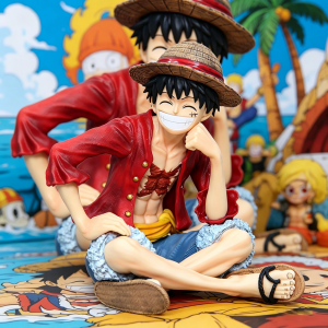 Bandai | 13CM Anime One Piece Monkey D Luffy PVC Action Figures Model Anime Cartoon Model Toy Boys For Christmas Gift Birthday Gift Ornam