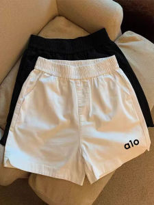 Quần Short Nữ Cạp Cao Thường Ngày Màu Dopamine Phong Cách Mỹ Quần Bó Thon Gọn Mùa Hè 2025 Quần Ống Rộng