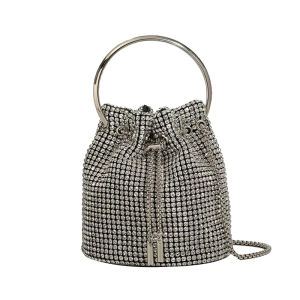 URCDN RDALVO | Birthday Gift New Shiny Crystal Bucket Bag