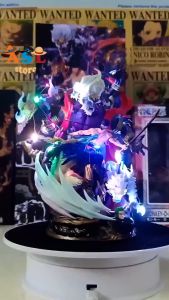 Mô hình One Piece Zoro Asura phát haki bá vương siêu đẹp có 2 đầu thay thế cao 25cm tặng led - ASL Shop mô hình Anime
