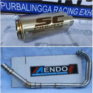KNALPOT  SC PROJECT FULL SYSTEM NINJA 250R FI R25 MT25 CBR 250RR