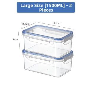 Microwaveable Sealed Plastic Bento Box Moisture-proof